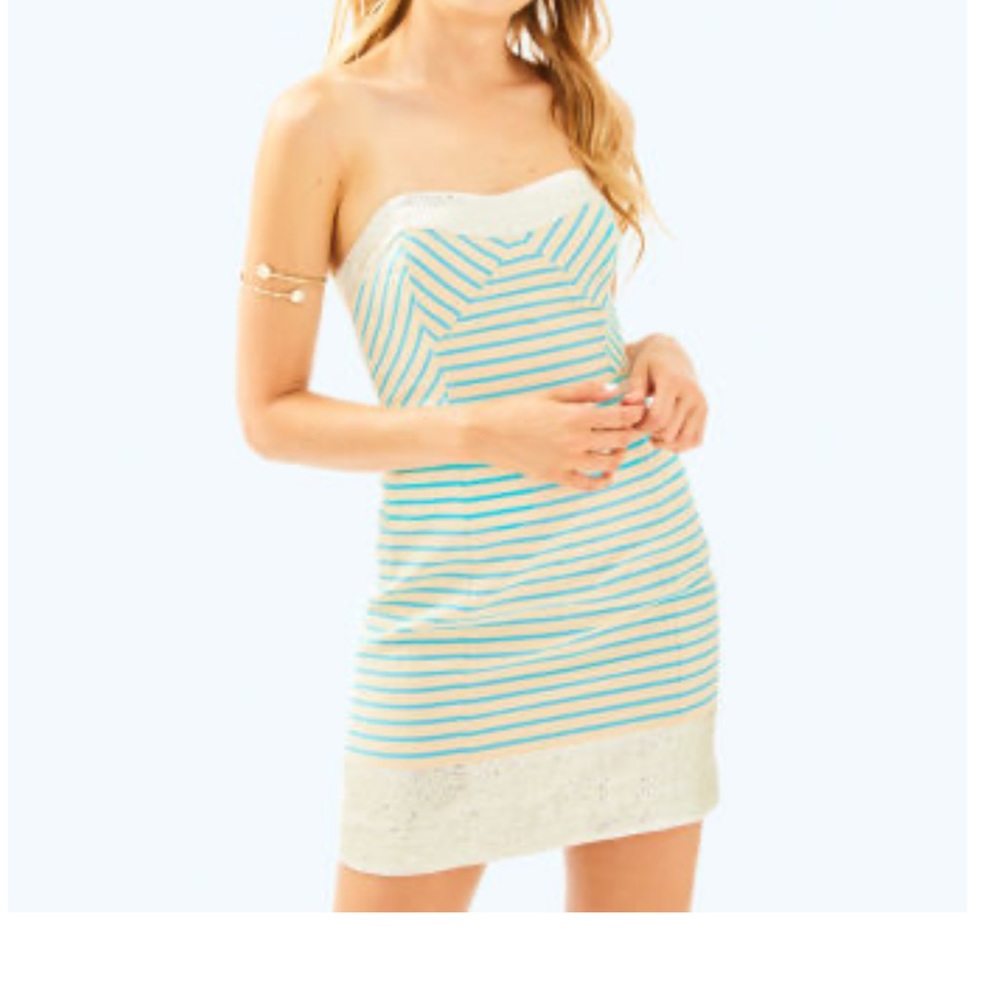 Lilly Pulitzer metallic dress